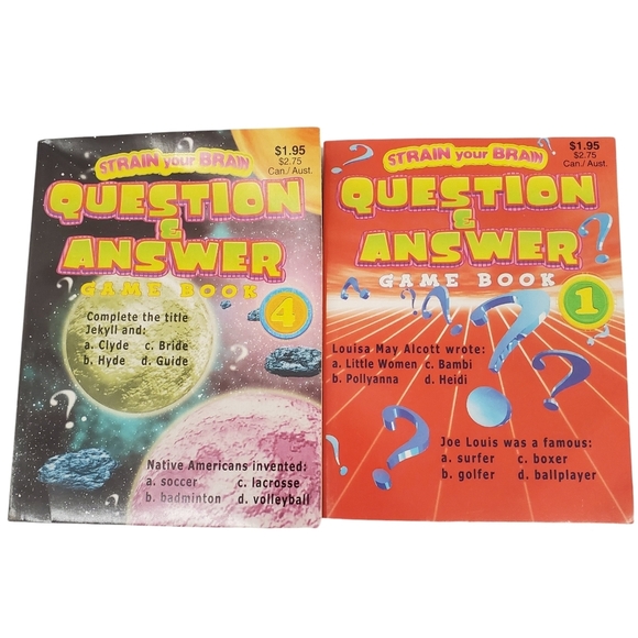 Book Set  of 7: Crossword Puzzles, Thesaurus, Dictionary & Game Books - Picture 3 of 9